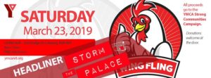 ymca northumberland chicken wings cobourg Port hope Fire Fighters station Benefit Dance 2019 Storm The Palace retro 80's cover band toronto party benefit wedding ontario port hope