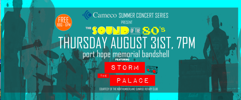 storm the palace retro 80s cover band toronto gta August 31 2017 bandshell port hope