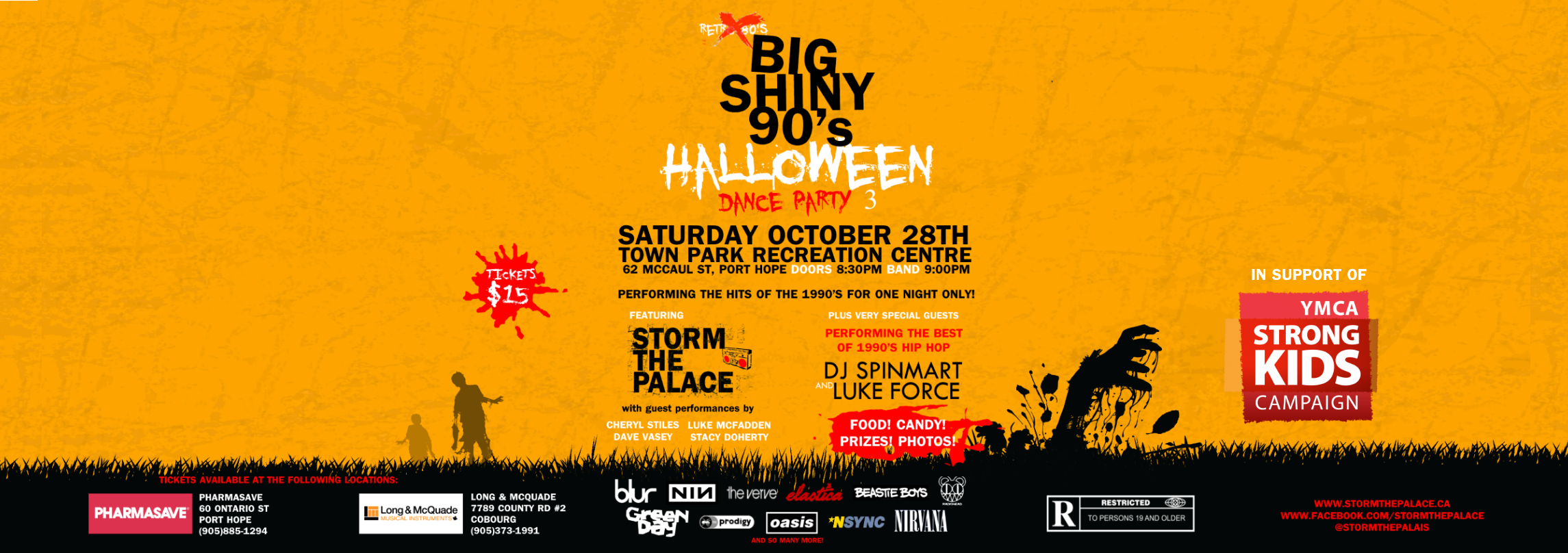 Storm The Palace Retro 80s cover band Toronto 90s Halloween