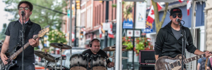 Cobourg Food Festival Storm The Palace 80s retro cover band toronto