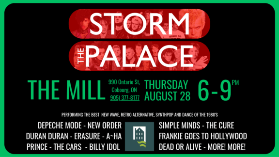 port hope New Wave 1980s 1980's 80s Storm The Palace retro 80's cover band toronto party benefit wedding ontario port hope Alternative synthpop old school Cobourg live music best premiere favourite greatest Retro Crush Neon Nostalgic Bomb Start UK Calling mill cobourg