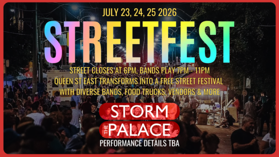 beaches streetfest jazz festival party on pape queen st east beach eastend carlow woodbine port hope New Wave 1980s 1980's 80s Storm The Palace retro 80's cover band toronto party benefit wedding ontario port hope Alternative synthpop old school Cobourg live music best premiere favourite greatest Retro Crush Neon Nostalgic Bomb Start UK Calling confidential boys of summer