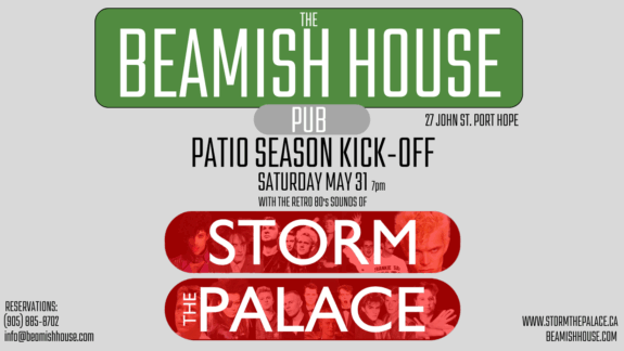 Beamish House port hope New Wave 1980s 1980's 80s Storm The Palace retro 80's cover band toronto party benefit wedding ontario port hope Alternative synthpop old school Cobourg live music best premiere favourite greatest